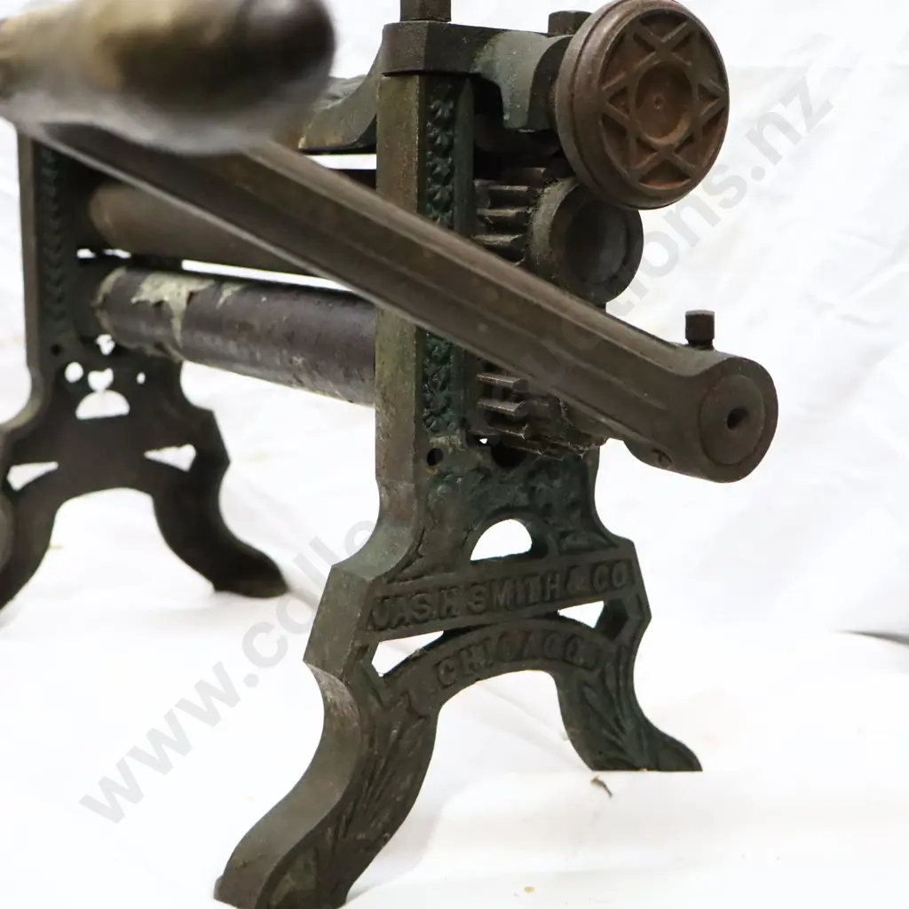 Antique 1886 JH Smith Columbian Camera Tintype Photo Polisher Enameler Burnisher Image 1++