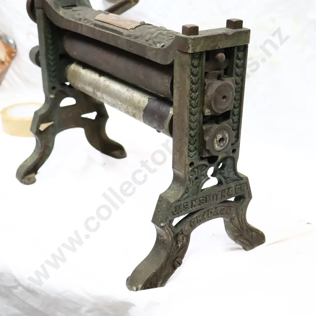 Antique 1886 JH Smith Columbian Camera Tintype Photo Polisher Enameler Burnisher Image 1++