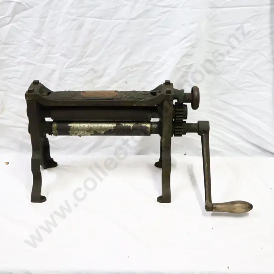 Antique 1886 JH Smith Columbian Camera Tintype Photo Polisher Enameler Burnisher