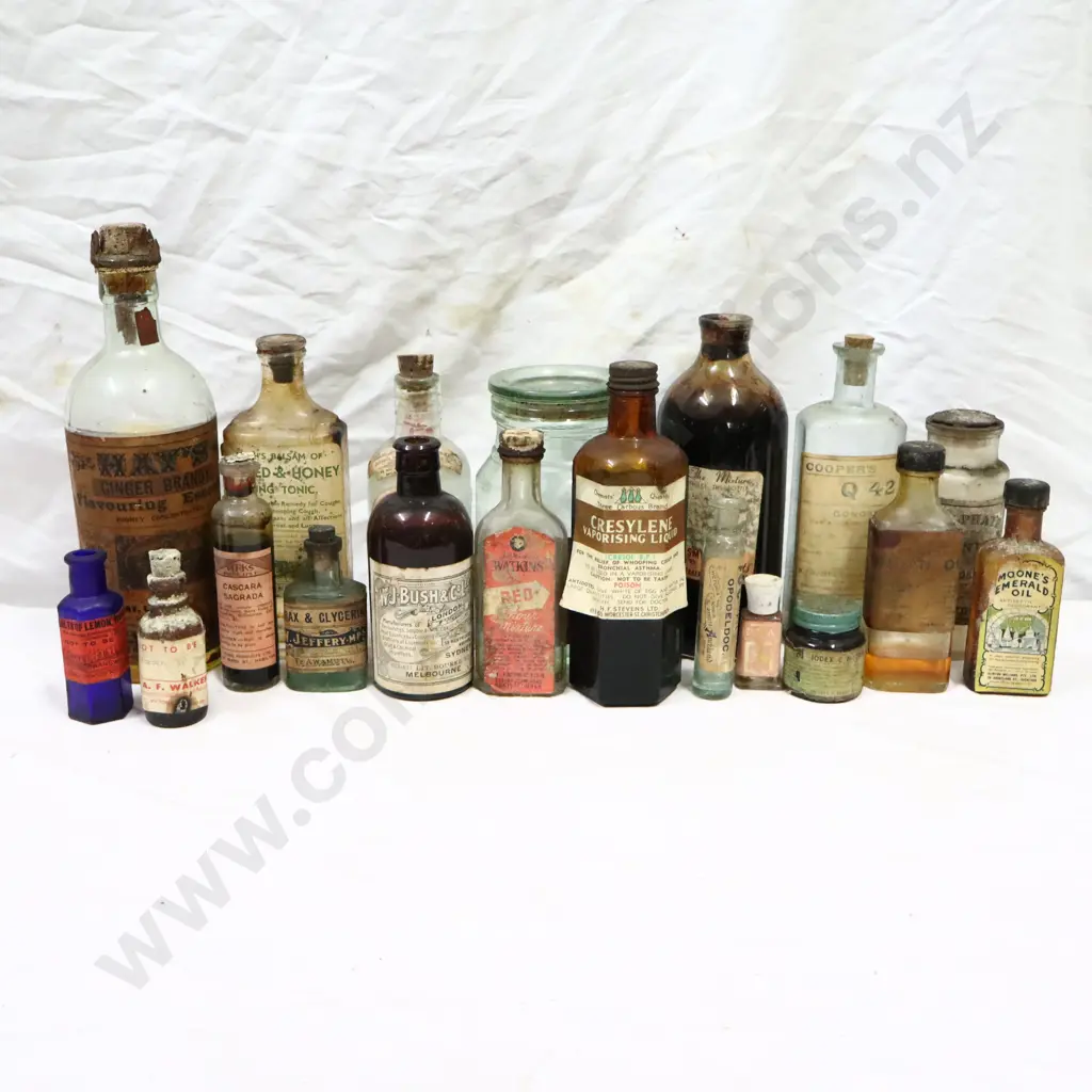 Large Labelled Bottle and Emphemera Collection Image 1++