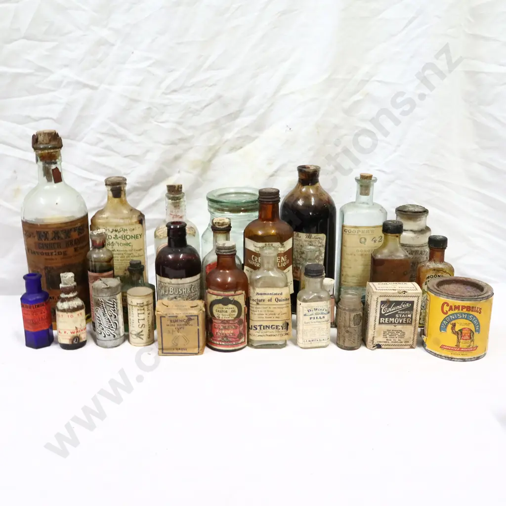 Large Labelled Bottle and Emphemera Collection Image 1++