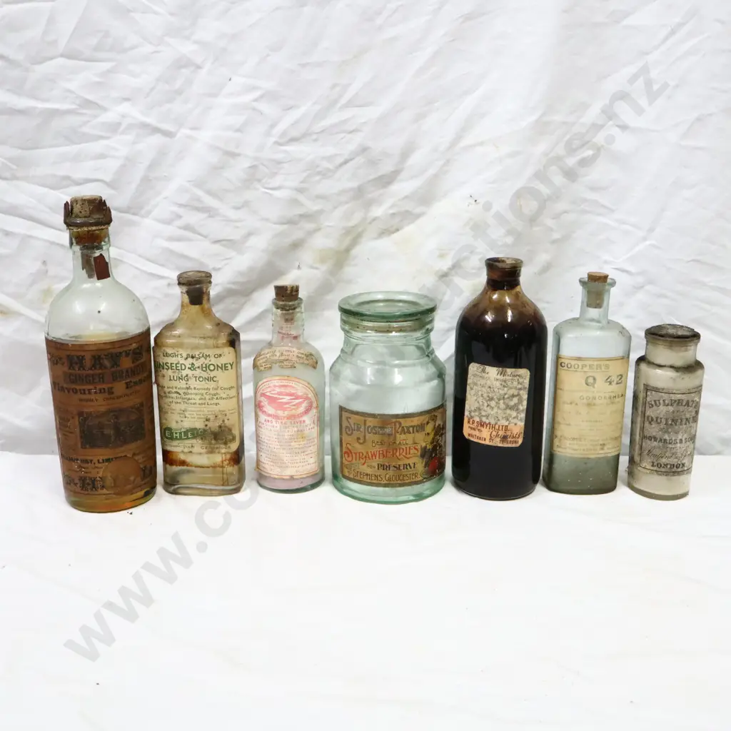 Large Labelled Bottle and Emphemera Collection Image 1++
