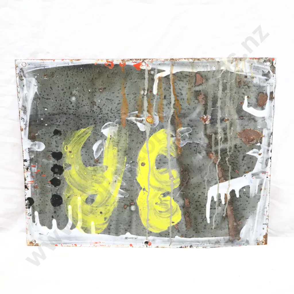 Rare National Insurance Company Of NZ Enamel Sign Image 1++