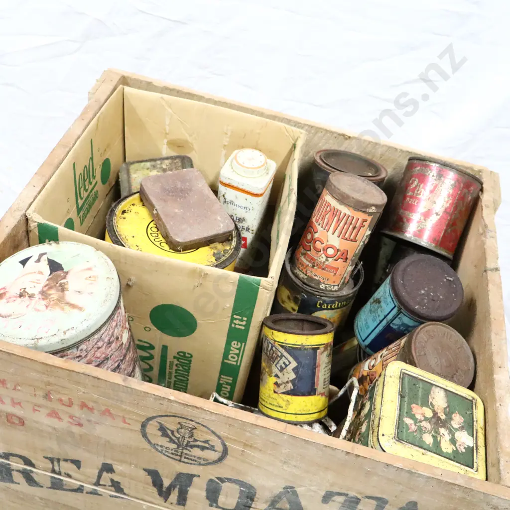 Creamota (Sergent Dan) Box And Vintage Kitchen Tins Image 1++