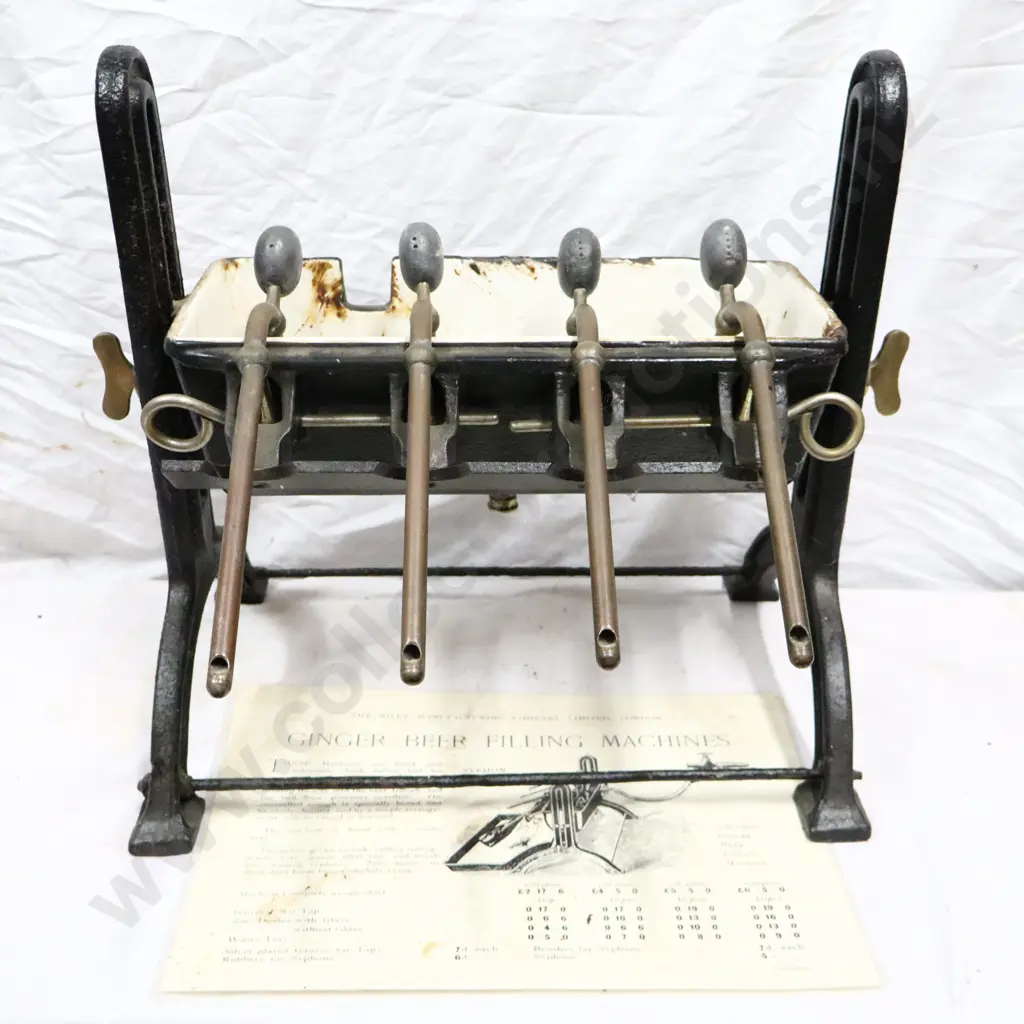 Antique Ginger Beer Filling Machine Image 1++