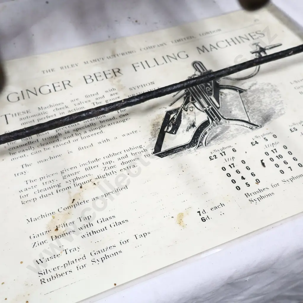 Antique Ginger Beer Filling Machine Image 1++