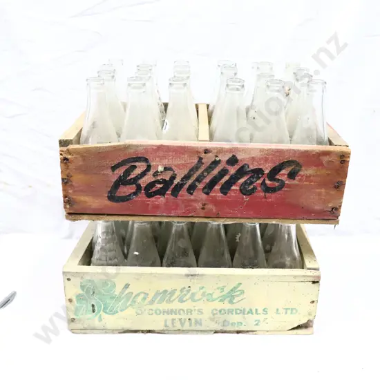 Soft Drink Crates And Varies Bottles