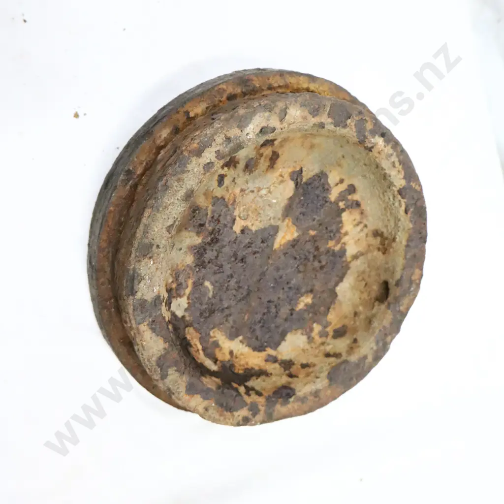 c1898 NZR Cast Iron Plate Image 1++