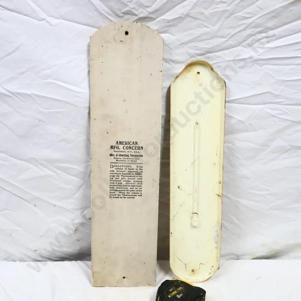 Morley And Co And Carlsberg Thermometers Image 1++