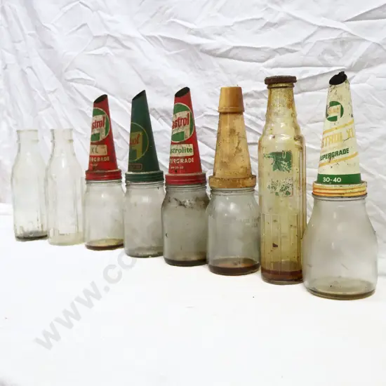 Oil Bottles x 8