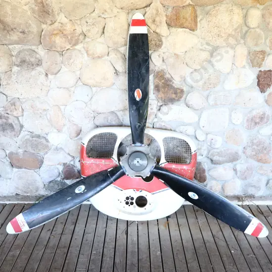 Aeroplane Nose Cone And Propeller