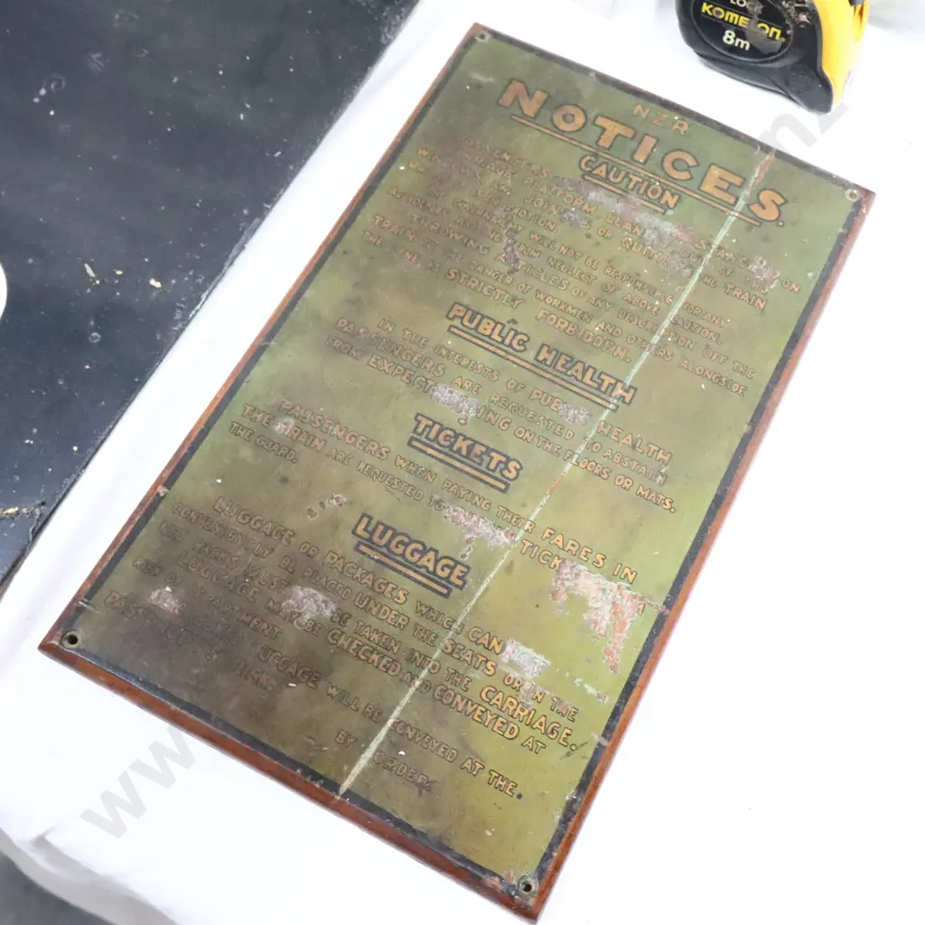 NZR Signs x 4 Image 1++