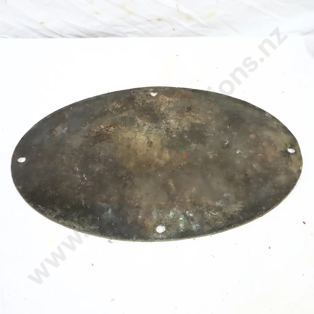 NZR K Class 908 Brass Sign Image 1++