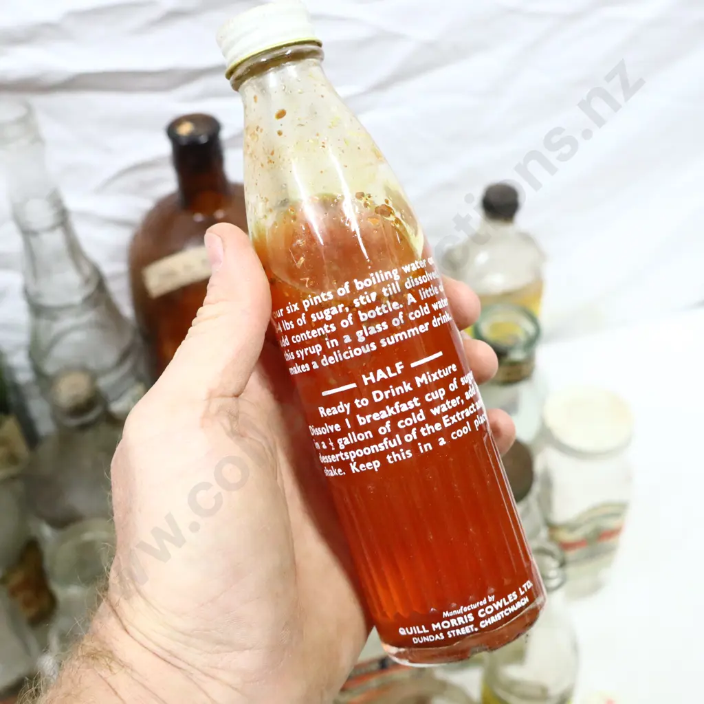Labelled Bottle Collection And Full Prices  Christchurch Soft Drink Bottles x 25 Image 1++