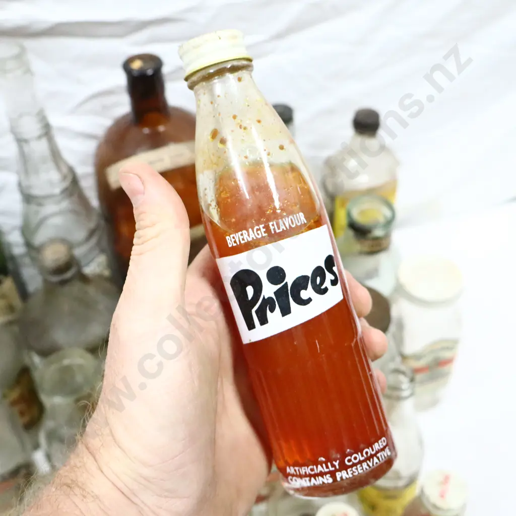 Labelled Bottle Collection And Full Prices  Christchurch Soft Drink Bottles x 25 Image 1++