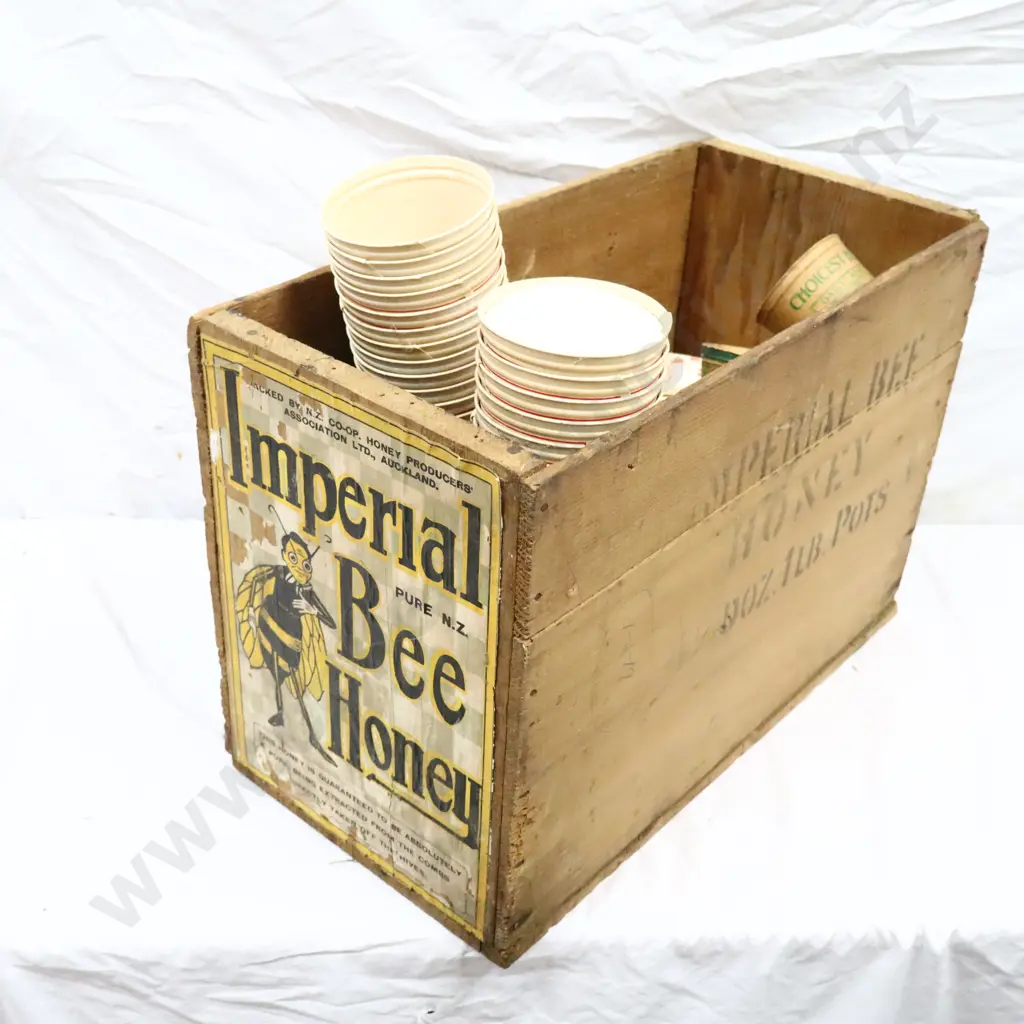 Imperial Bee Honey Box With Approx 60 Honey Pottles Image 1++