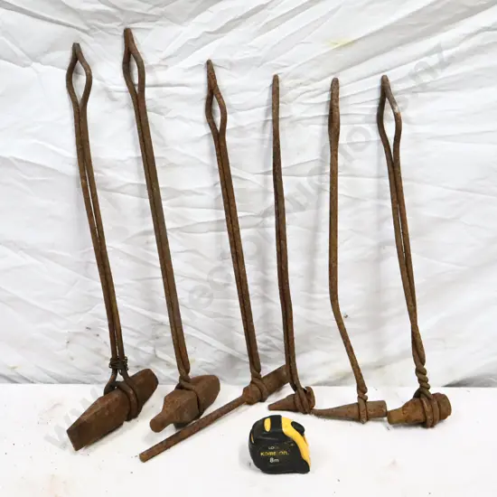 Black Smith Tools x 6