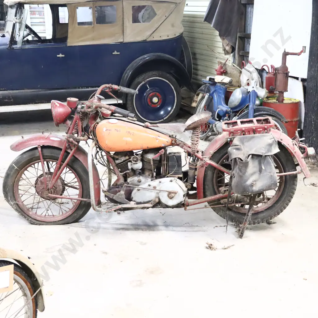 1941 Indian Model 741 Motorcycle GDA2384 Image 1++
