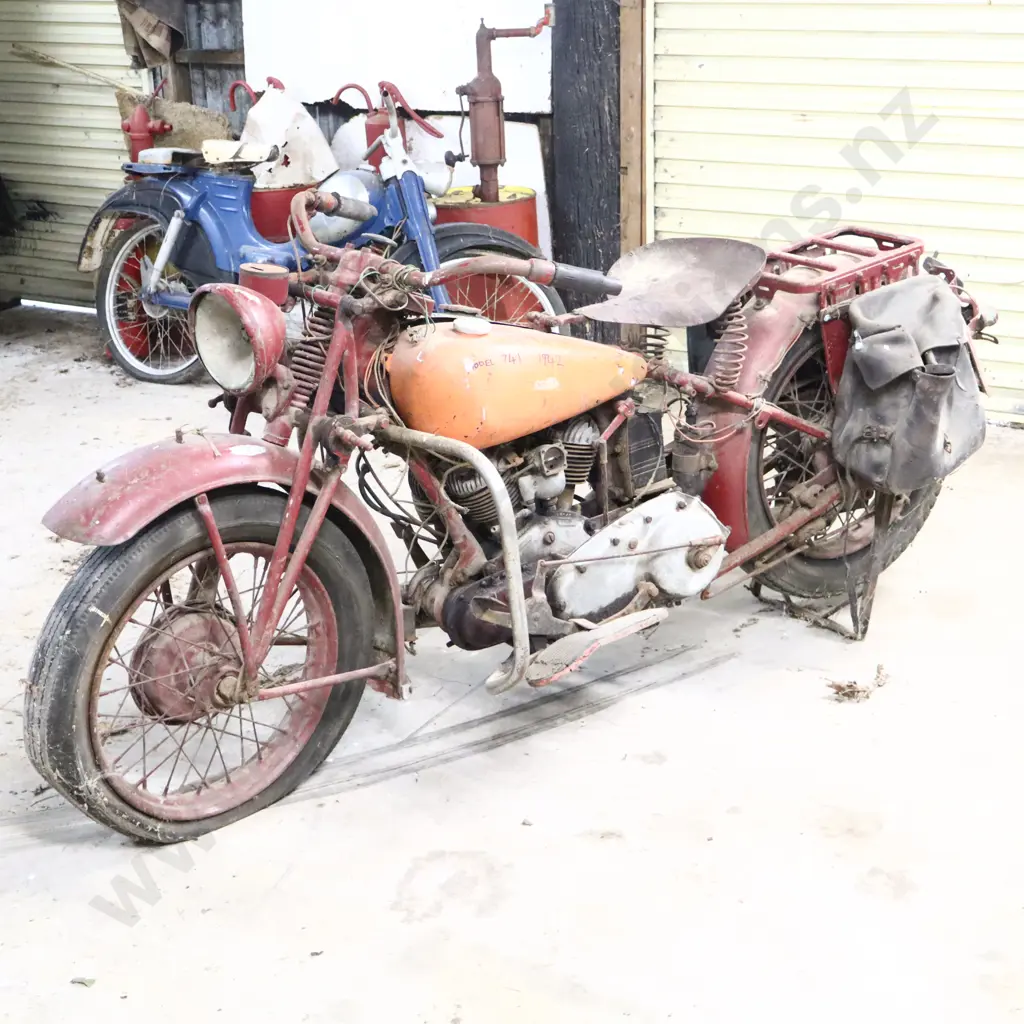 1941 Indian Model 741 Motorcycle GDA2384 Image 1++