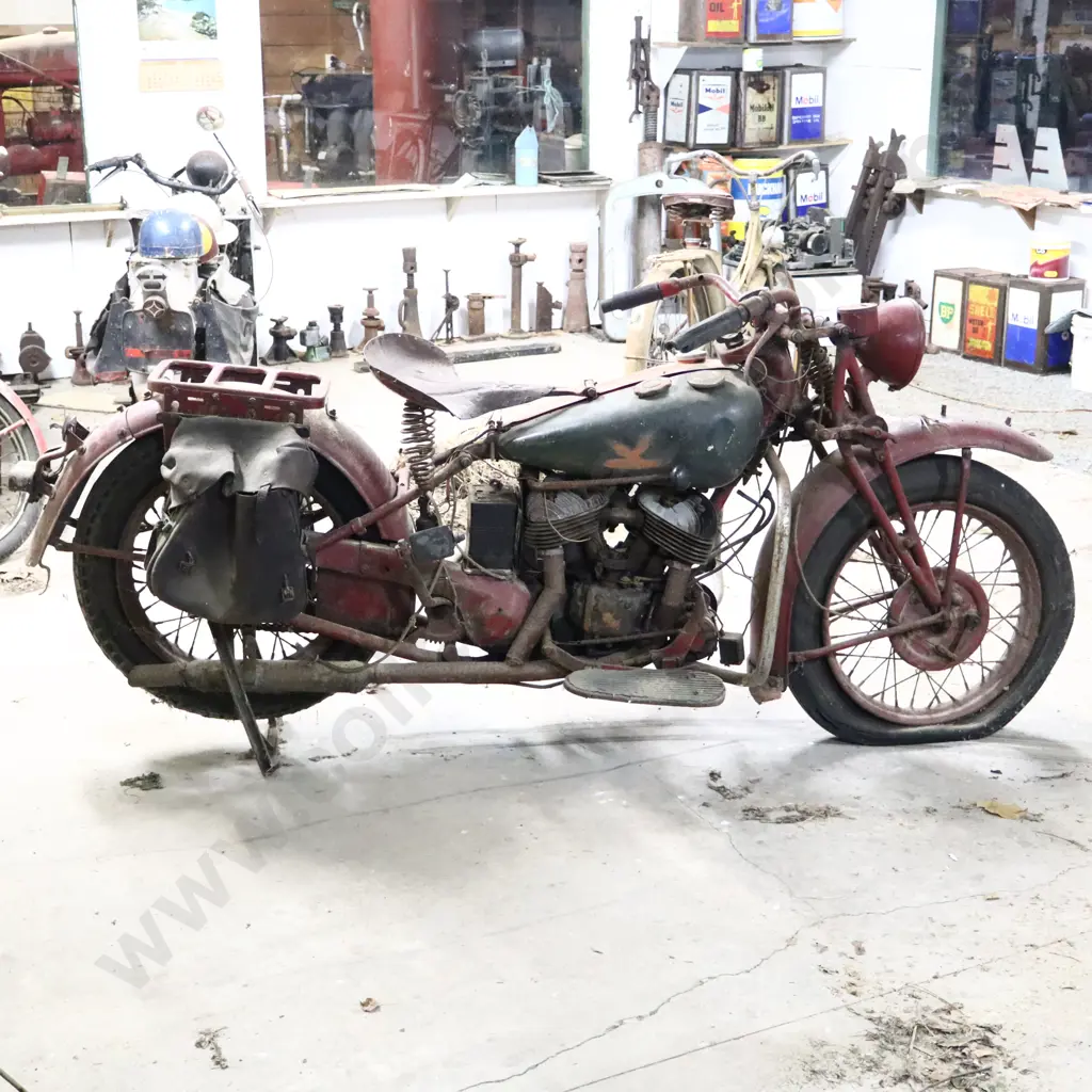 1941 Indian Model 741 Motorcycle GDA2384 Image 1++