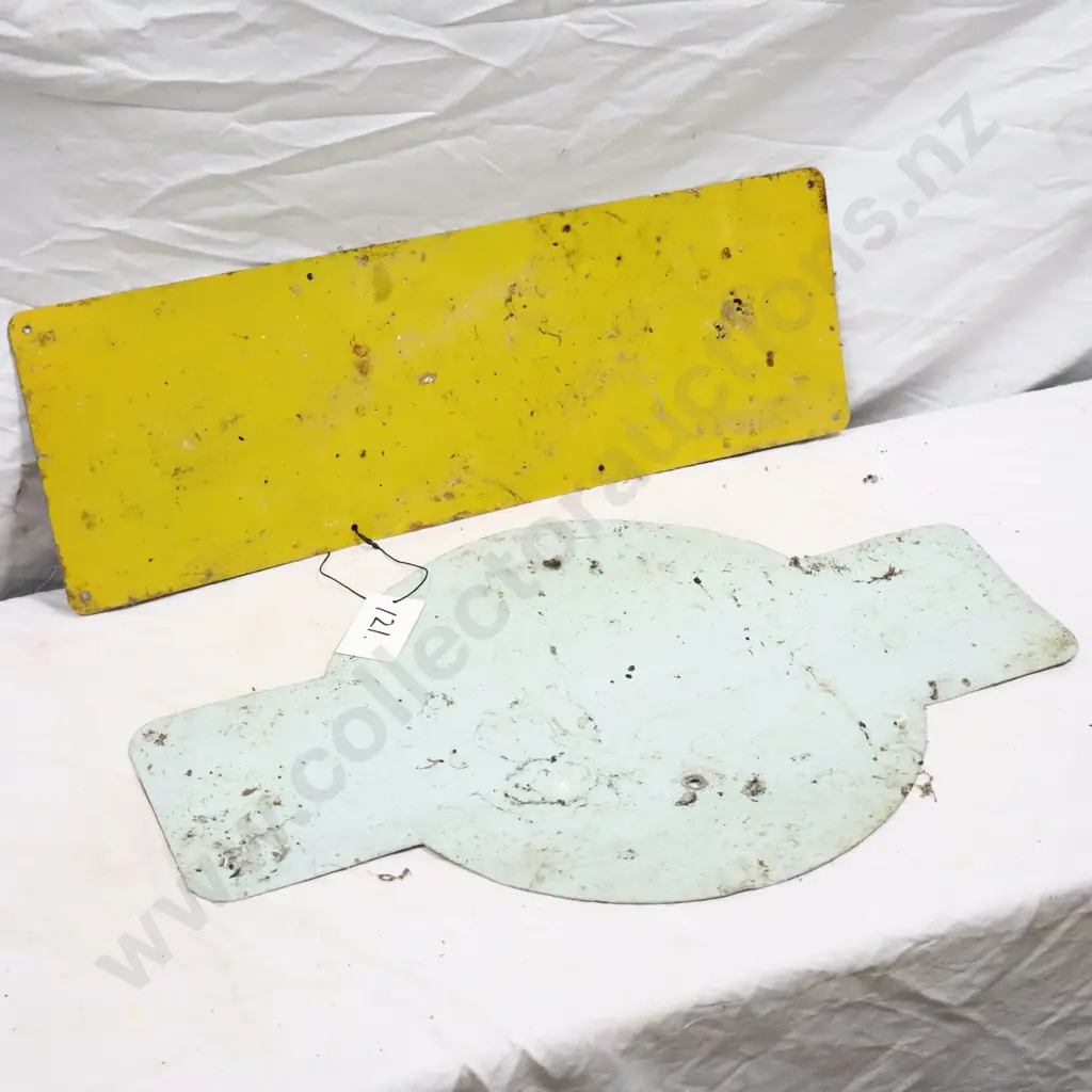 Tin Dunlop Signs x 2 Image 1++
