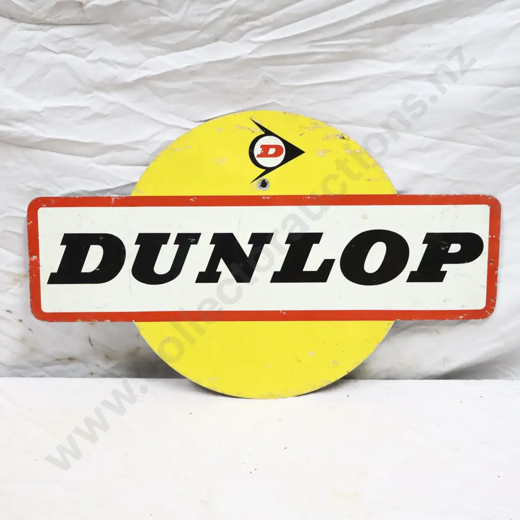 Tin Dunlop Tyre Rack Sign Image 1++