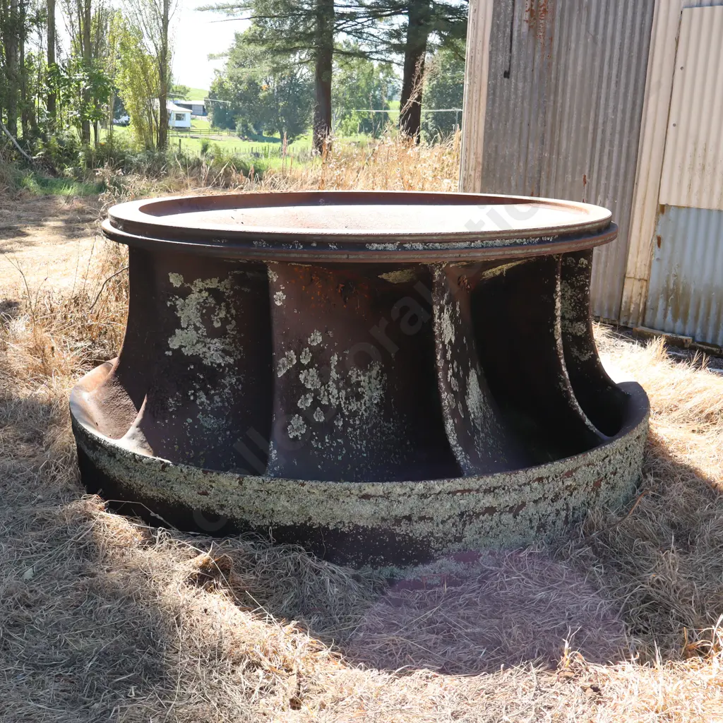 LARGE Turbine Ex Arapuni Dam. Image 1++