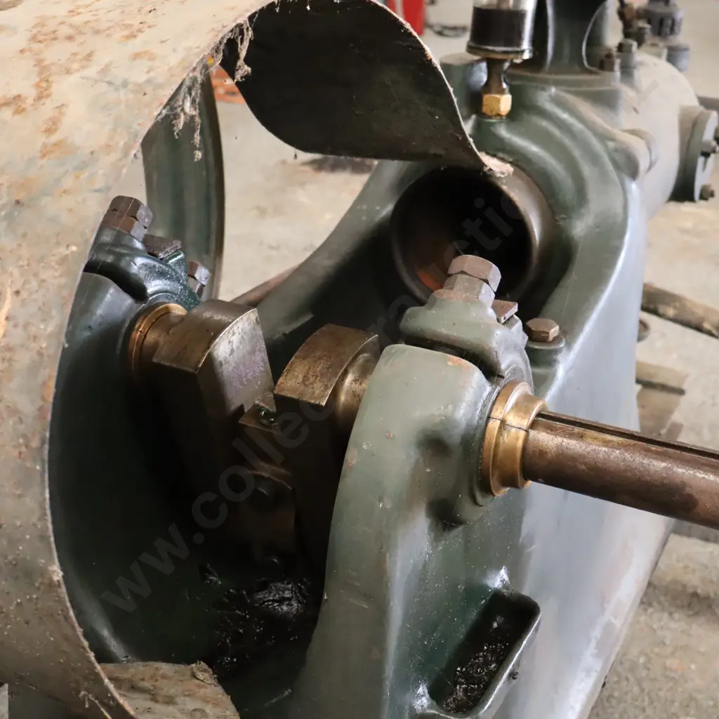 Tangye Stationary Engine On Heavy Duty Cart - Fly Wheel Size 92cm. Image 1++