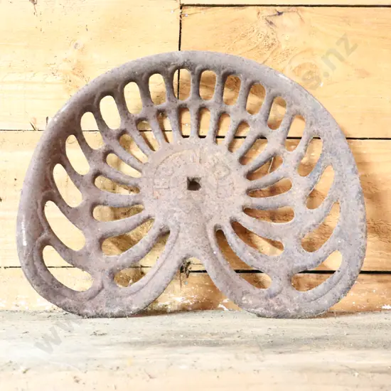 Cast Iron Hornsby Tractor Seat