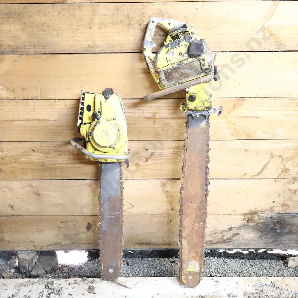 Vintage McCulloch 35 And CMC Chainsaws Image 1++