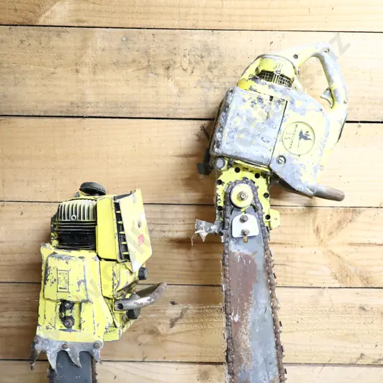 Vintage McCulloch 35 And CMC Chainsaws