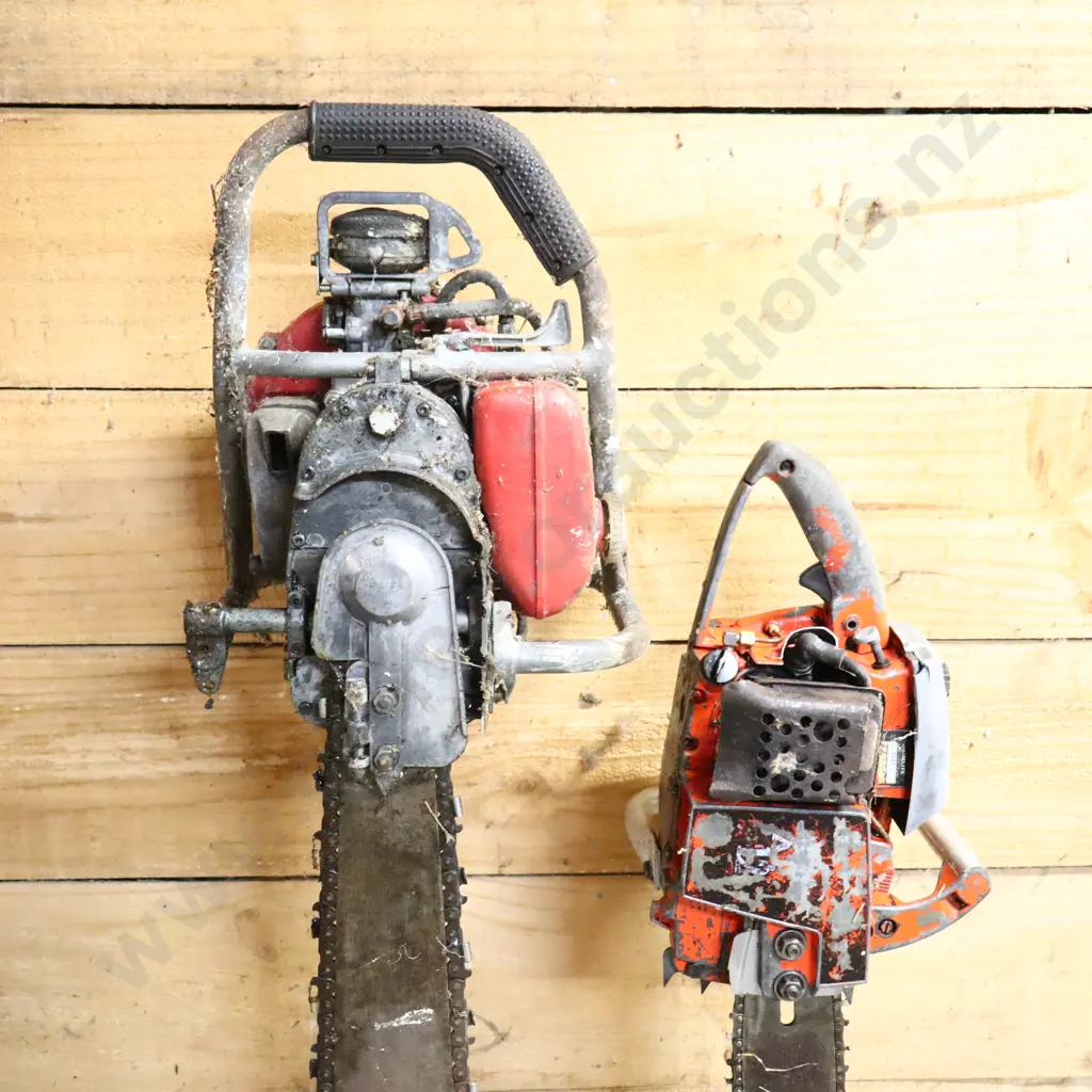 Vintage Unbranded And Homelite Chainsaws Image 1++