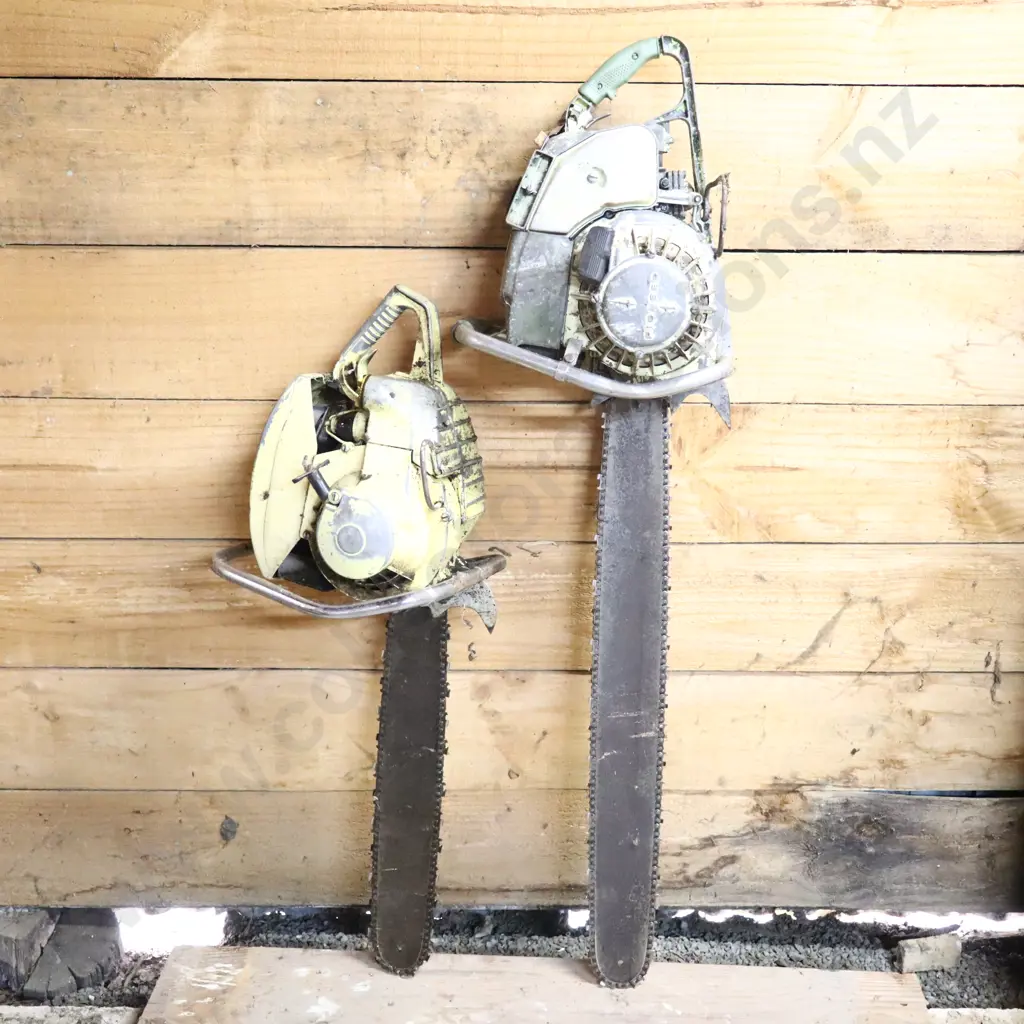 Vintage Pioneer And Pioneer 750 Chainsaws Image 1++