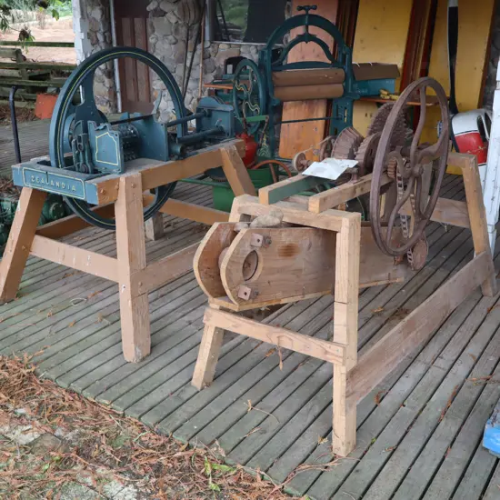 Antique Corn Husker and Chuff/Hay Cutter