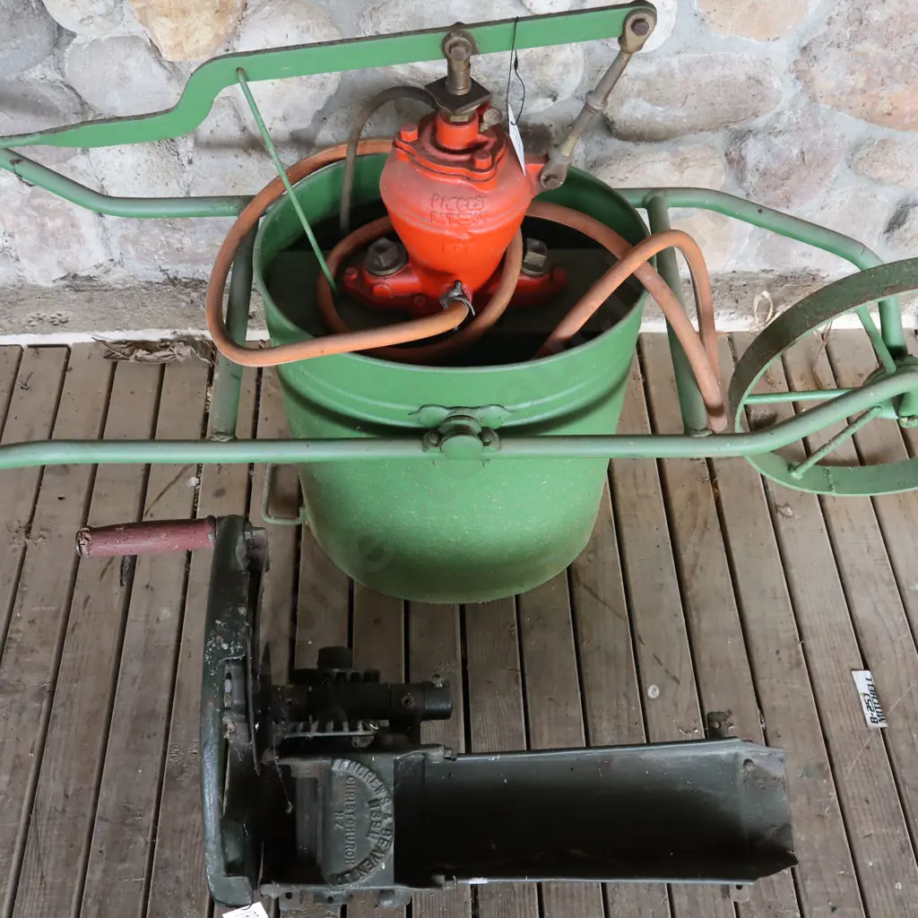 Antique Prices Hand Pump And Andrew And Beaven Christchurch Chuffer/Hay Maker Image 1++