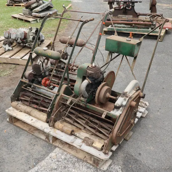 Pallet Old Lawn Mowers