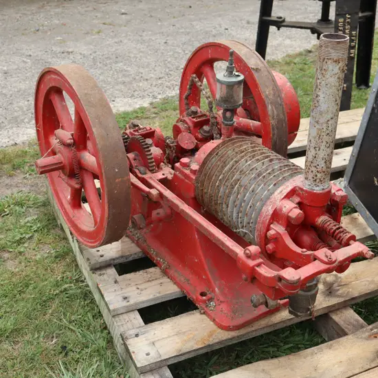 Rare Air Cooled Stationary Engine. 39cm Flywheels