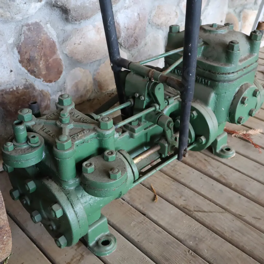 Picksley Sims And Co Lawn Roller And A Tangye Hand Crack Steam Pump Image 1++