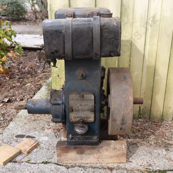 Booth MacDonald Stationary Engine. 35cm Flywheel.