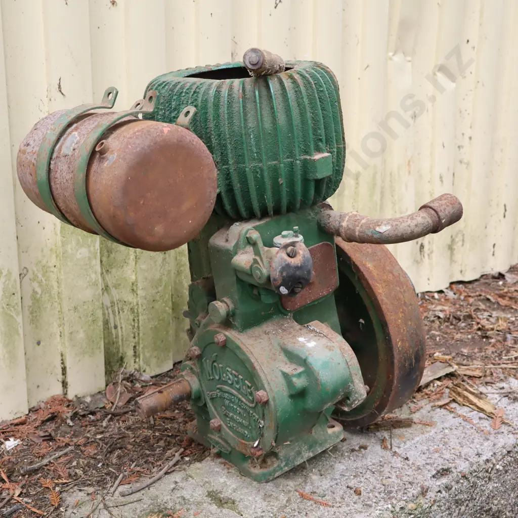 Woseley Pineapple Top Stationary Engine. 36cm Flywheel. Image 1++