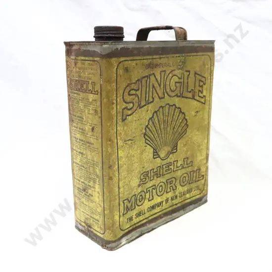Single Shell Oil Tin