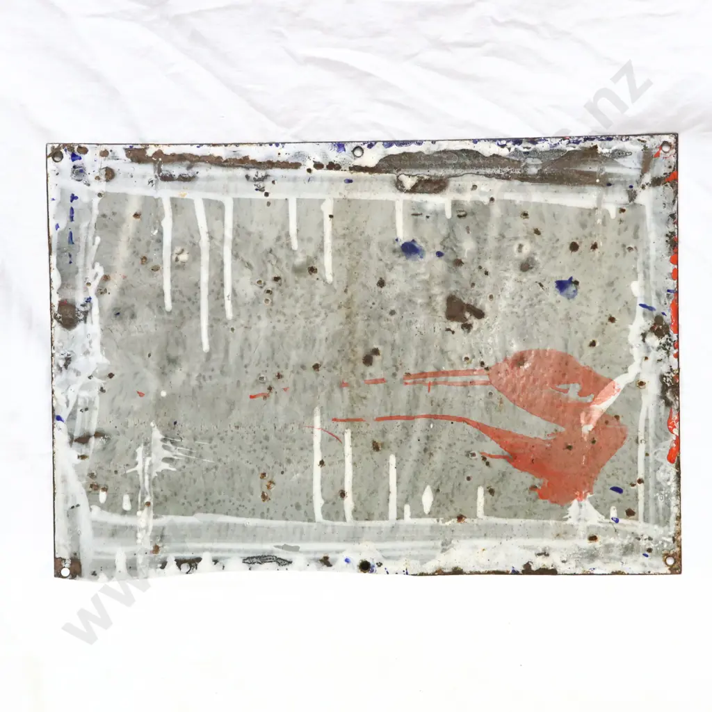 New Zealand Insurance Enamel Sign Image 1++