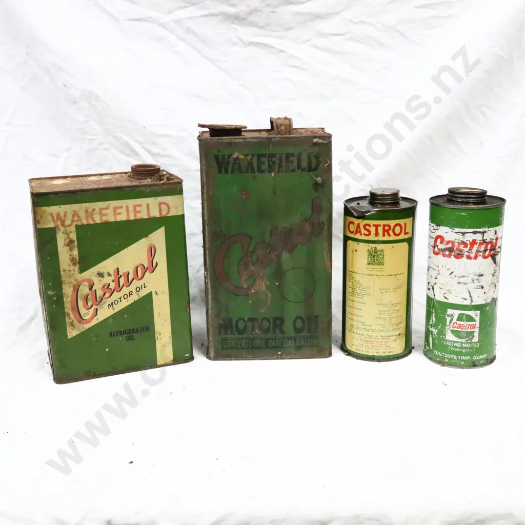 Castrol Oil Tins Image 1++