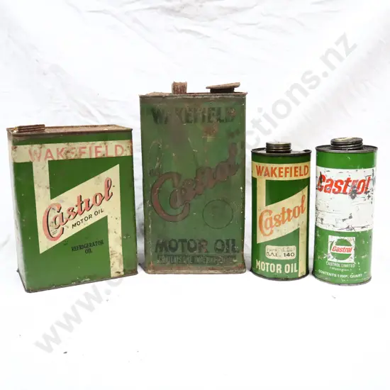 Castrol Oil Tins