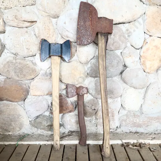 Old Axes x 3