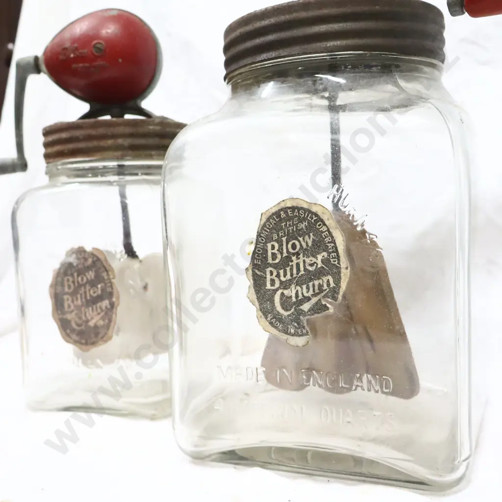 Blow Butter Churns x 2 Image 1++