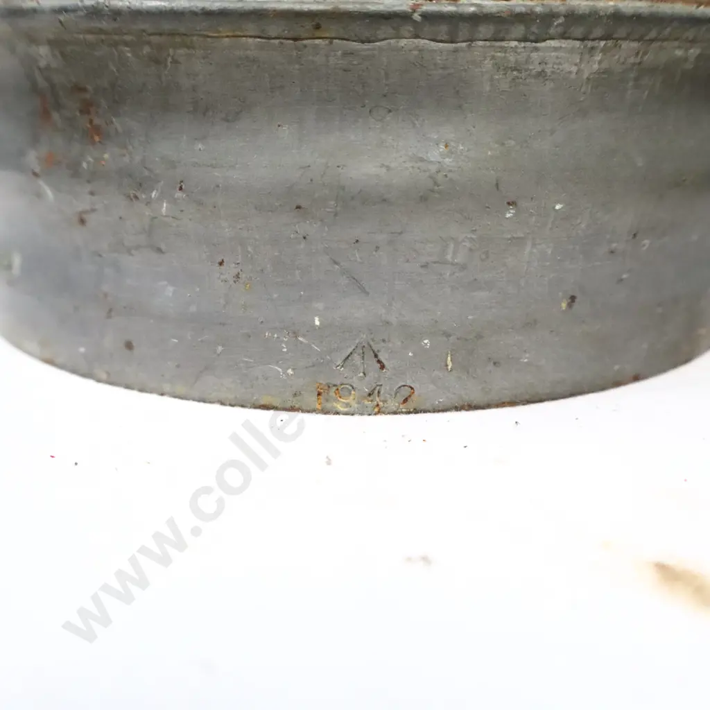 Great War Certificate, Gun Shell, Broad Arrow Sramped Tilley Lamp And Spanner, Royal NZ Air Force Stores Parcel. Image 1++