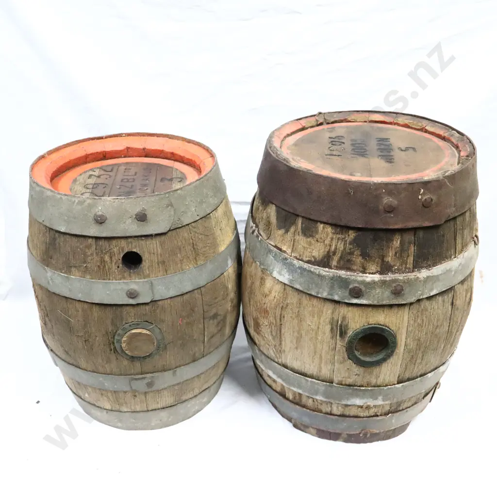 New Zealand Brewery Limited Barrels x 2 Image 1++