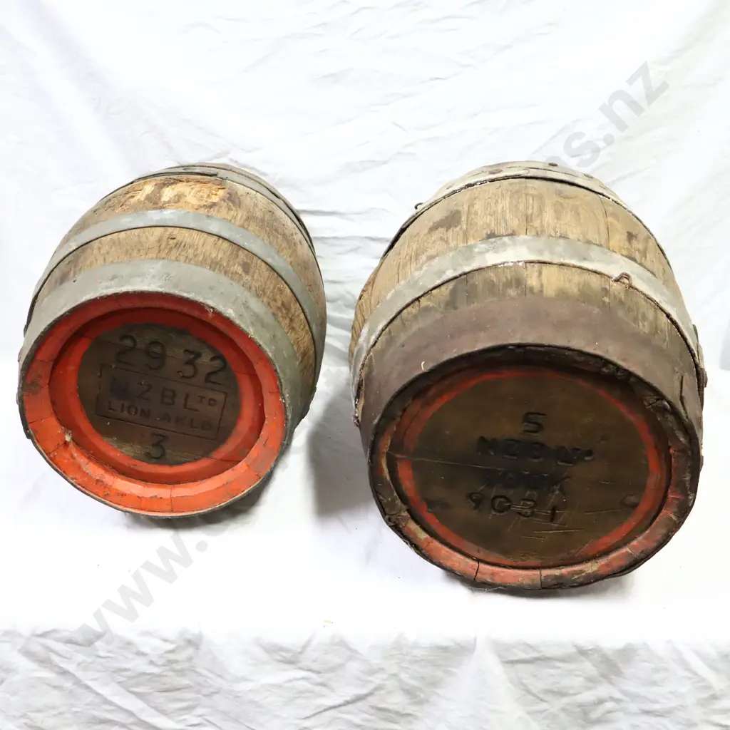 New Zealand Brewery Limited Barrels x 2 Image 1++