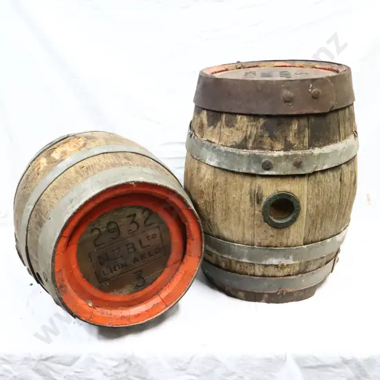 New Zealand Brewery Limited Barrels x 2